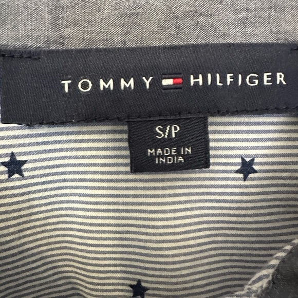 Tommy Hilfiger Stars & Stripes Front Button Long Sleeve Shirt, Size SP, MSRP $69 - Picture 5 of 9